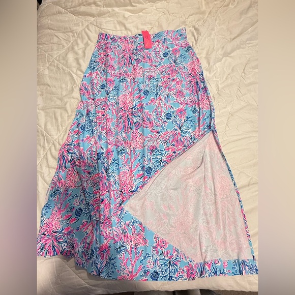 Lilly Pulitzer 🌴🌸🌺🪻✨ maxi skirt with side slit